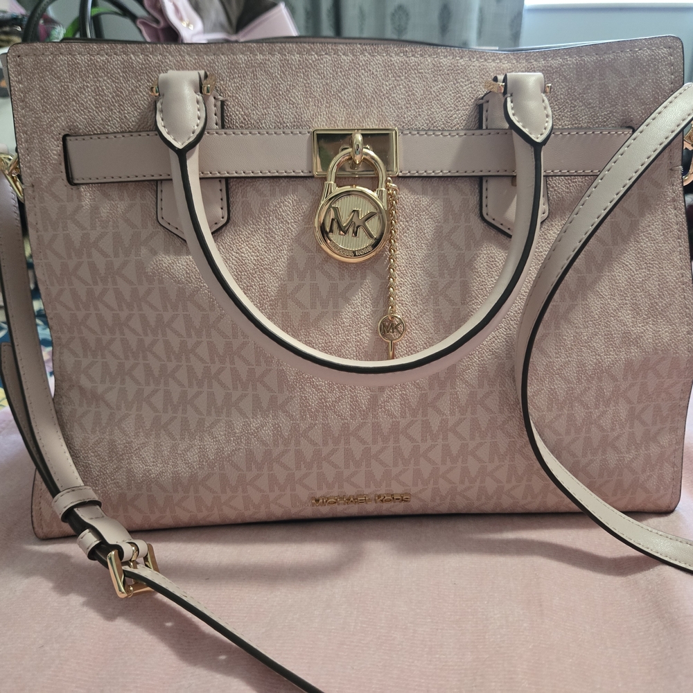 Michael Kors Pink Signature Tote Bag
